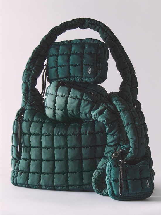 FP Movement by Free People Handbags - FP Movement by Free People: Quilted Carryall In Pine (sold out color) NWT